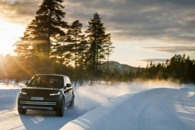 Range Rover BEV test & development